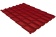 Металлочерепица классик 0,45 PE RAL 3003 рубиново-красный