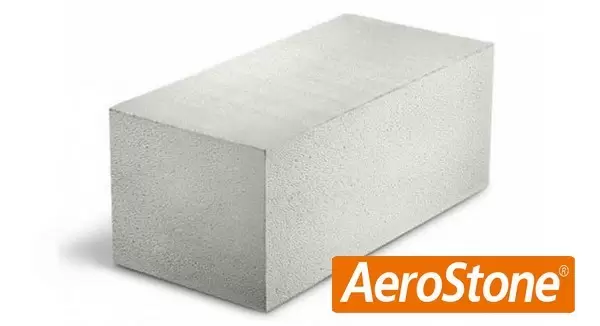 Газобетонный блок AeroStone D500 B2,5 F100 600х200x300