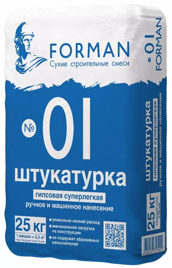 Штукатурка Форман 01 (Forman 01) перлитовая, 25 кг