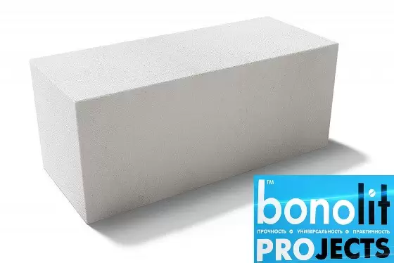 Газобетонные блоки Bonolit Projects 600х250х250 B3,5 D600
